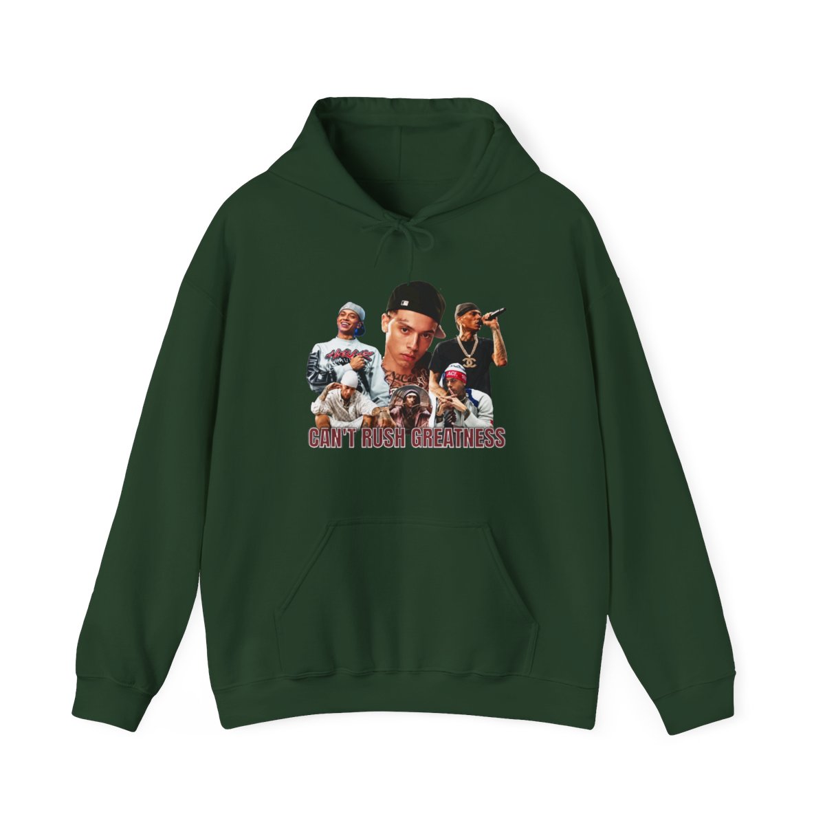 T Rush Greatness Central Cee Merch Hoodie Central Cee The Can't Rush Greatness World Tour - alternate angle 5, merchandise