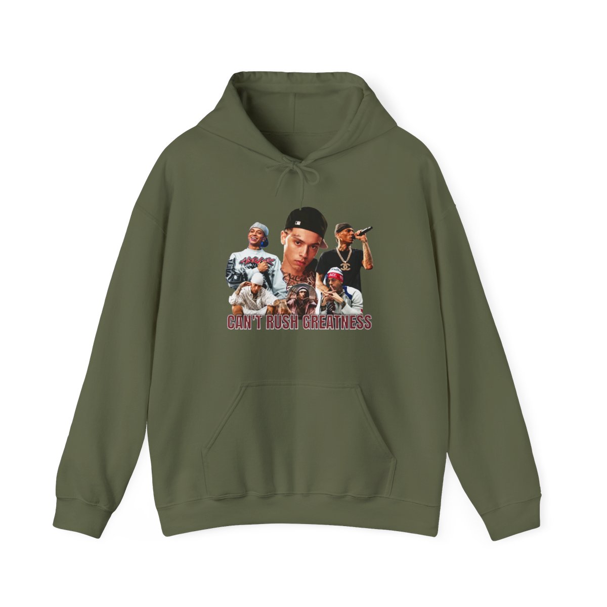 T Rush Greatness Central Cee Merch Hoodie Central Cee The Can't Rush Greatness World Tour - alternate angle 4, merchandise